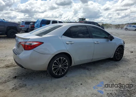 2014 Toyota Corolla L из США, поврежденный, VIN 2T1BURHEXEC220454